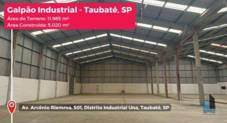 Galpão para alugar e comprar, Distrito Industrial Bairro Do Una Taubaté - SP Foto 5